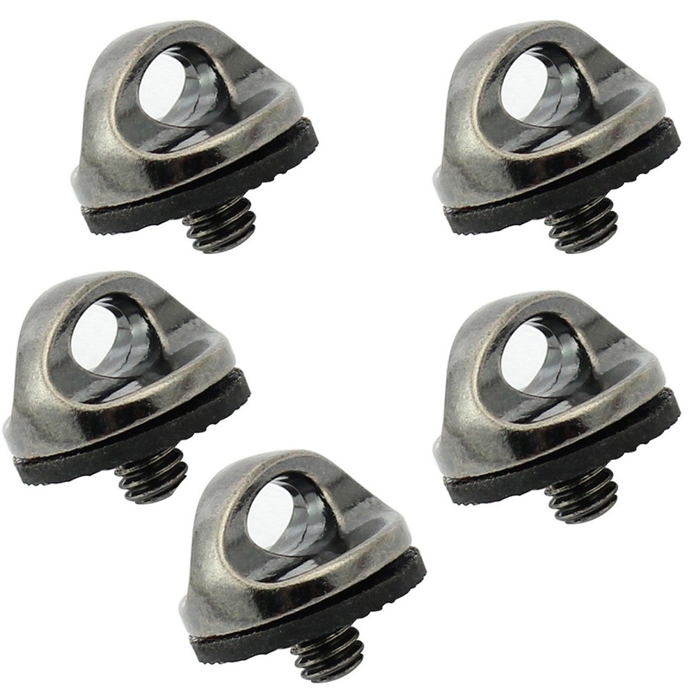 5pcs Universal Camera 1/4" Shoulder Strap Connection Buckle Fixing Screw Adapter