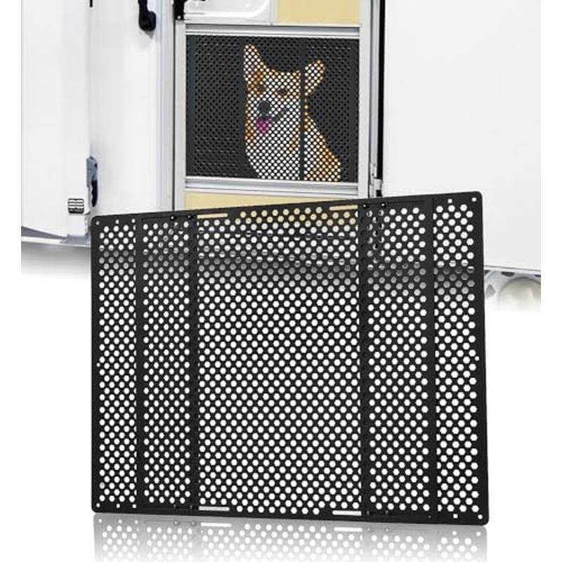 RV Entry Screen Door Protector Adjustable Aluminum Alloy Durable Easy Install US