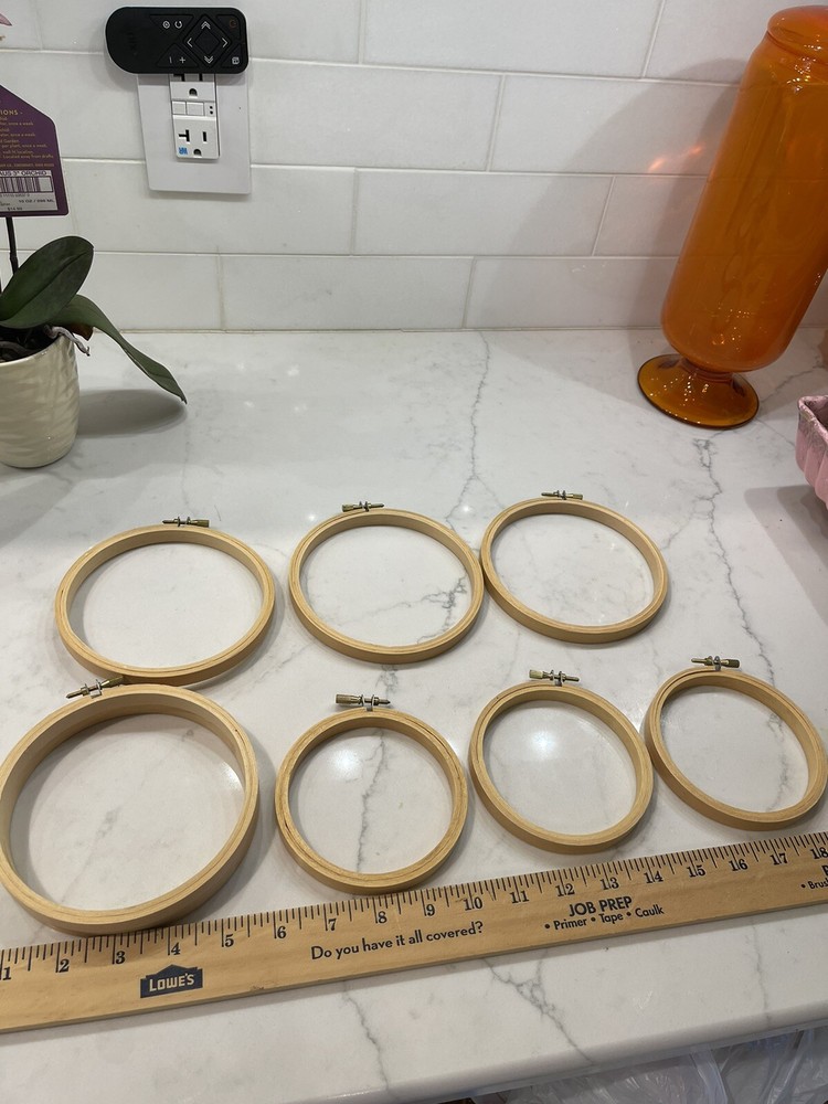 Needle Point Hoops