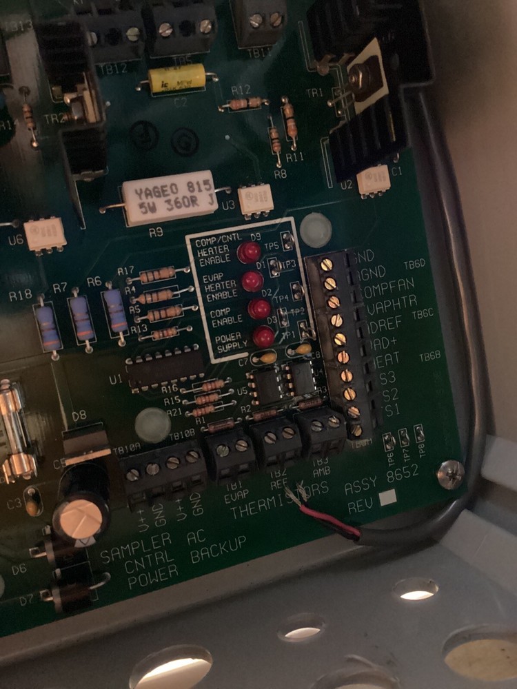 HACH Control Board 8652 Sigma Main Control And Power Board Including Enclosure