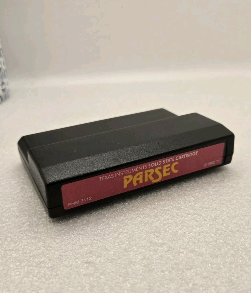 TI 99 TEXAS INSTRUMENTS SOLID STATE CARTRIDGE - PHM 3112 "PARSEC" GAME UNTESTED