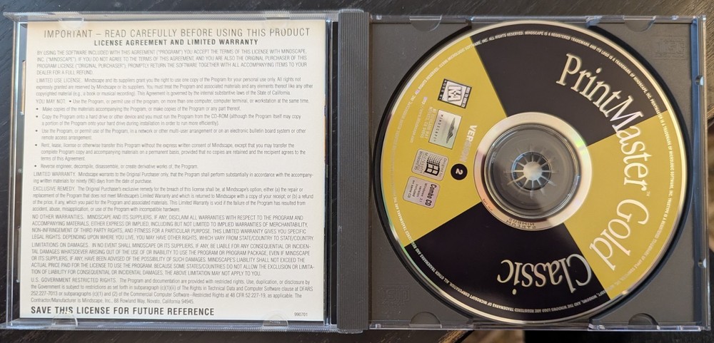 printmaster classic edition gold pc