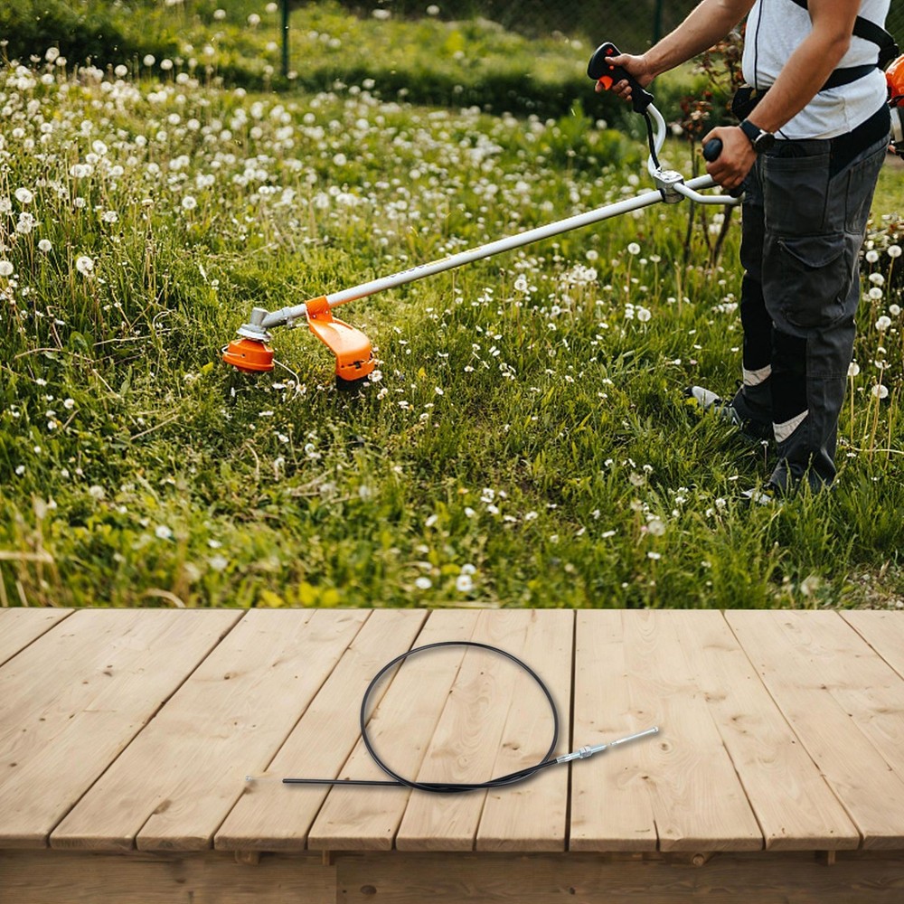 Tiller Replacement Cable Made from Alloy Steel Compatible with Multiple Models