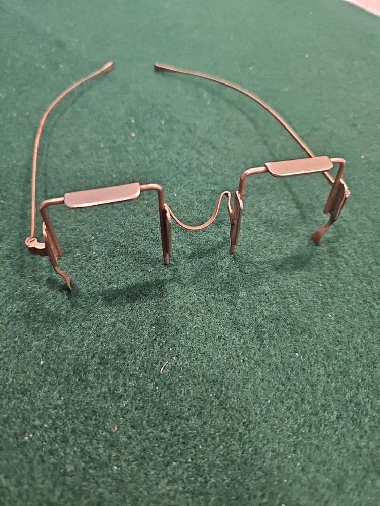 Optometrist Eyeglass Frames, Square Lens, Steampunk, 5/30