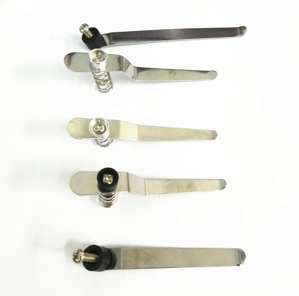 A Pair Biological Stereo Microscope Working Stage Specimen Presser Slice Clips