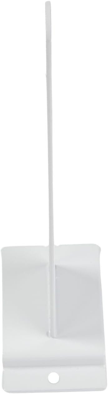 6 Slatwall 10" Knife Shelf Brackets White Lip Retail Shelving Display Bracket
