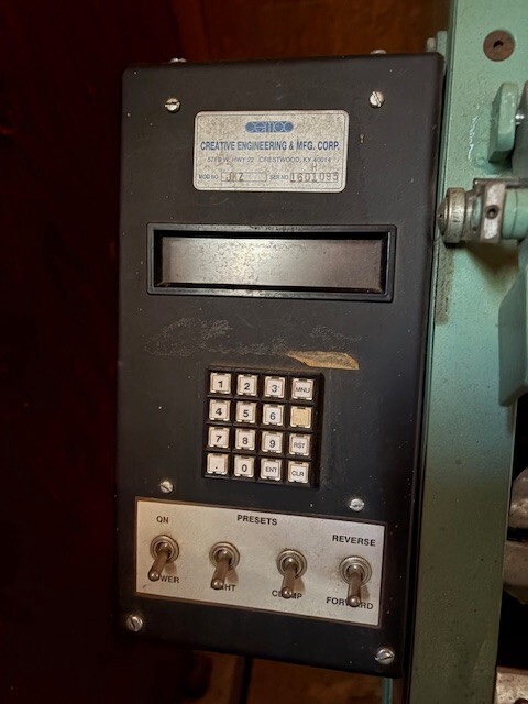 Fabric measuring and inspection machine, 72"