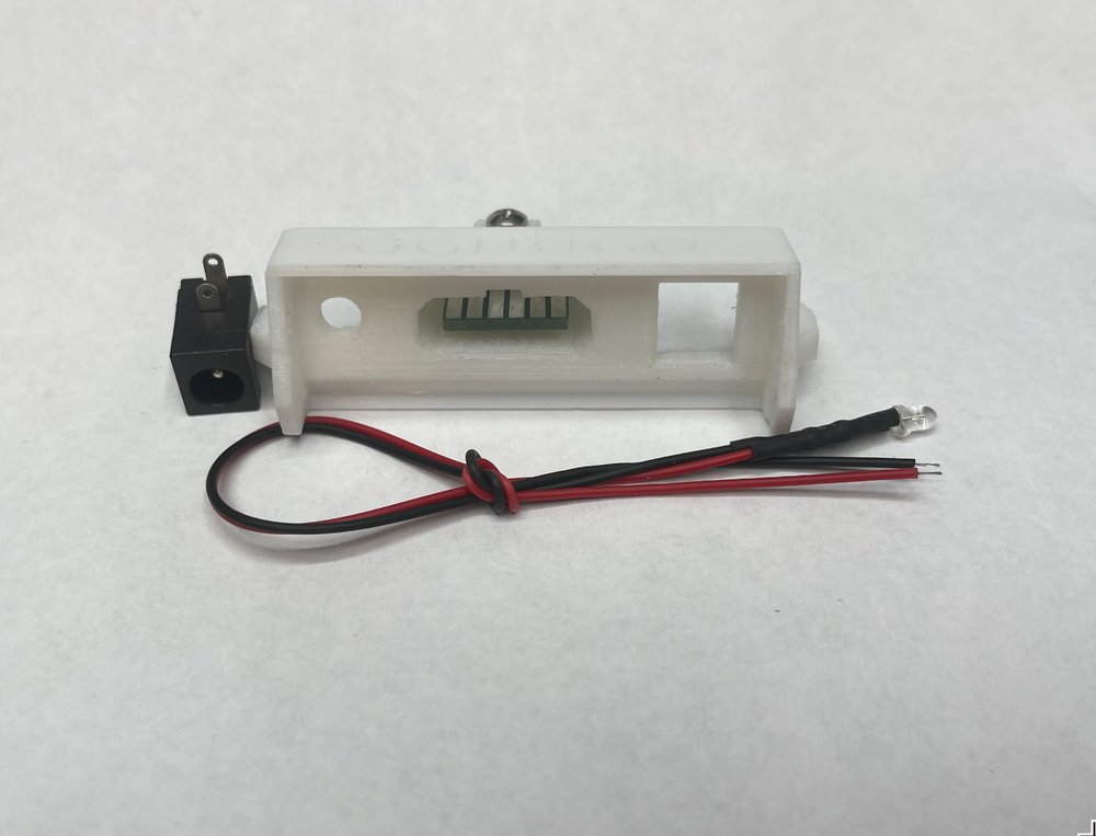 SNES Style Multi-Out 3D Printed back panel, led, DC jack *A/V out* NES top load