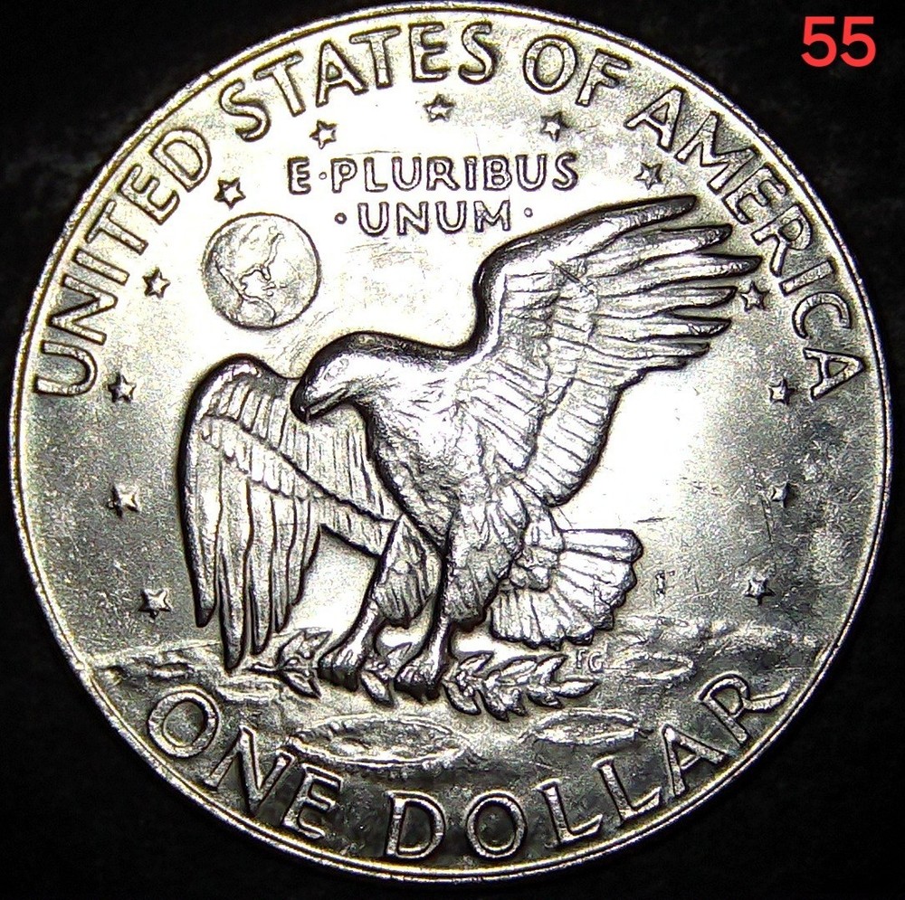 💥💥1978 D ERROR "Ike" Eisenhower $1 Almost Uncirculated💥 💥