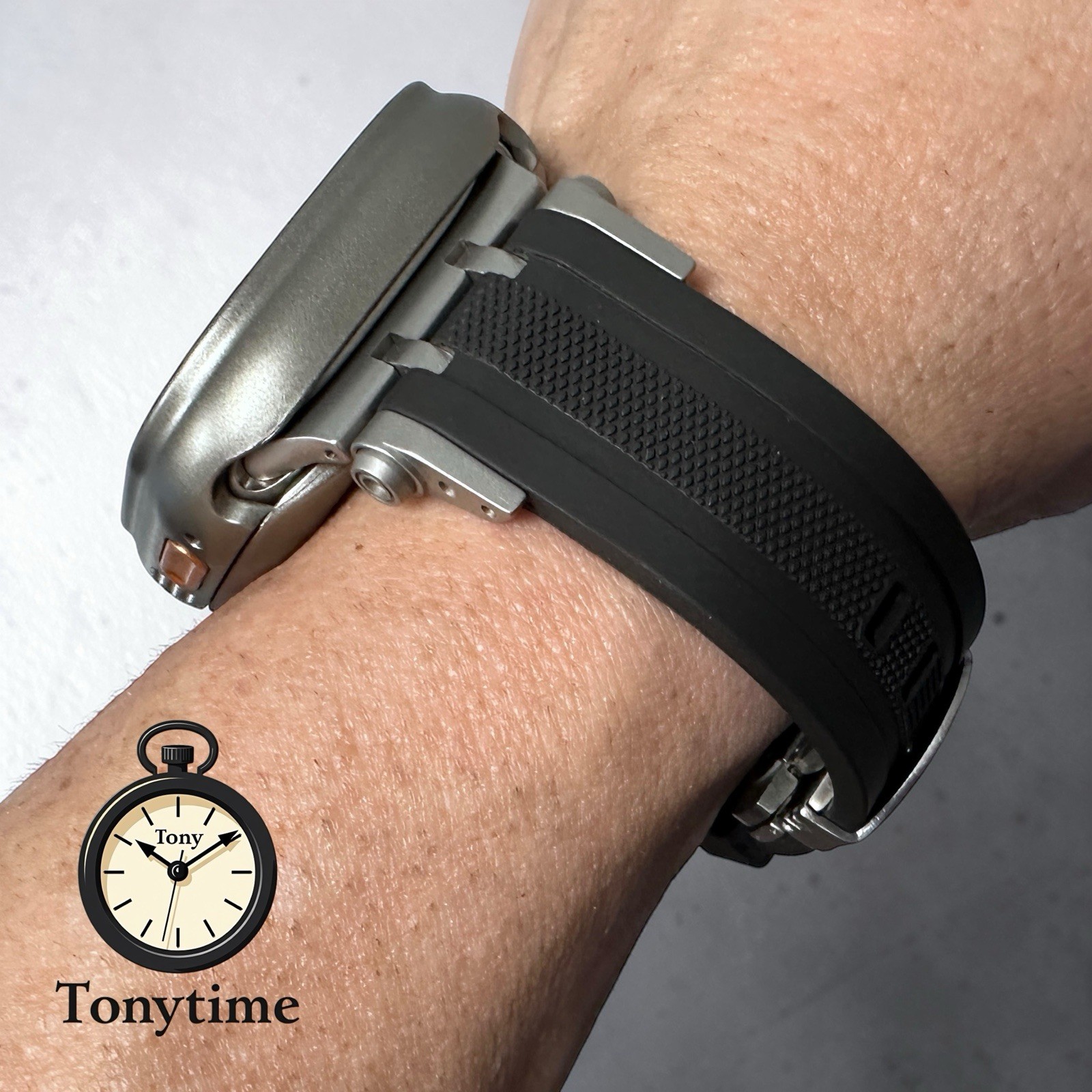 Titanium Sentinel Ultra Elite Mod Kit Apple Watch Ultra 49mm Case + B.Fly Clasp