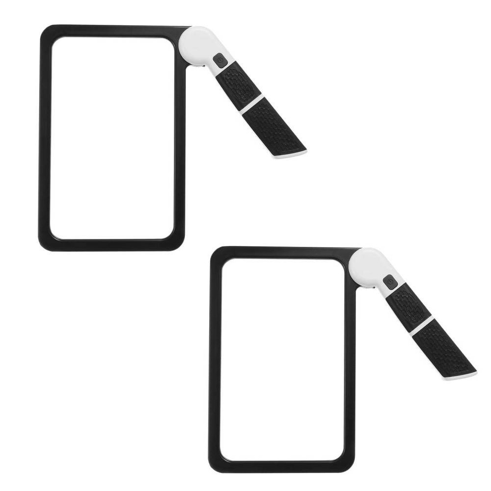 2 Pcs Screen Magnifier for Computer Monitors Handheld Magnifiers