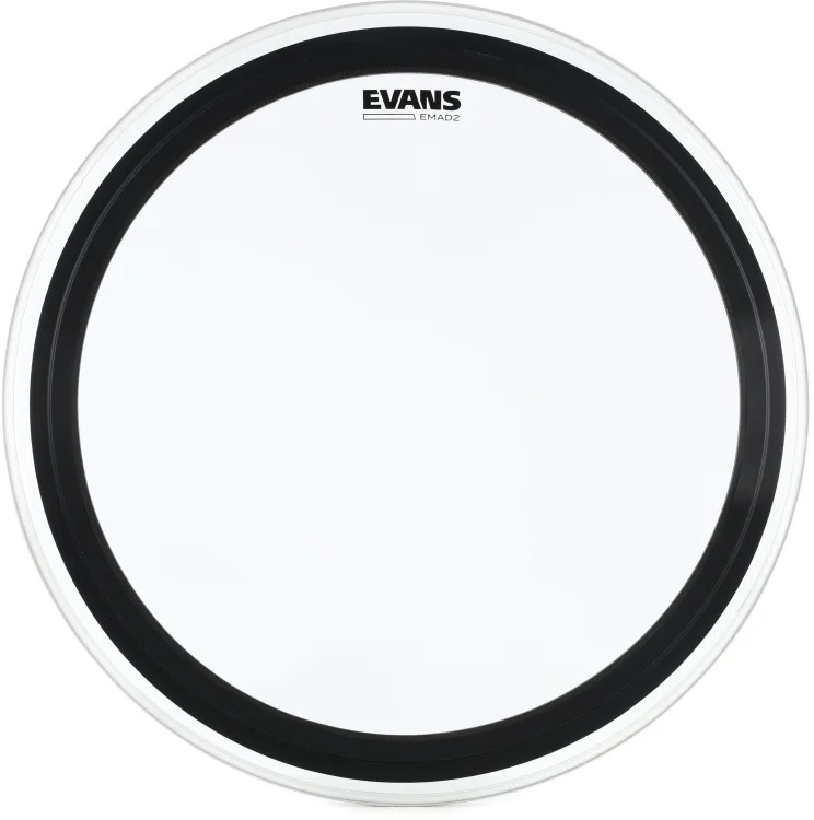 Evans EMAD2 Clear Bass Batter Head - 24"