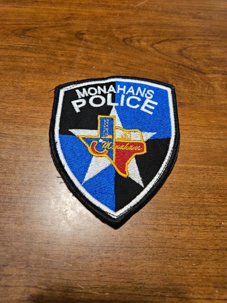MONAHANS TEXAS POLICE SHOULDER PATCH