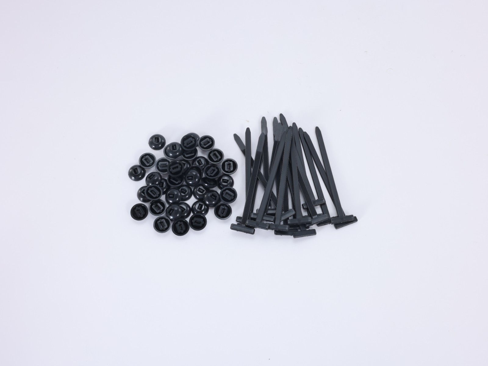 100PCS Nylon Universal Cable Heavy Duty Tie Buckle Self Locking Zip Ties Holder