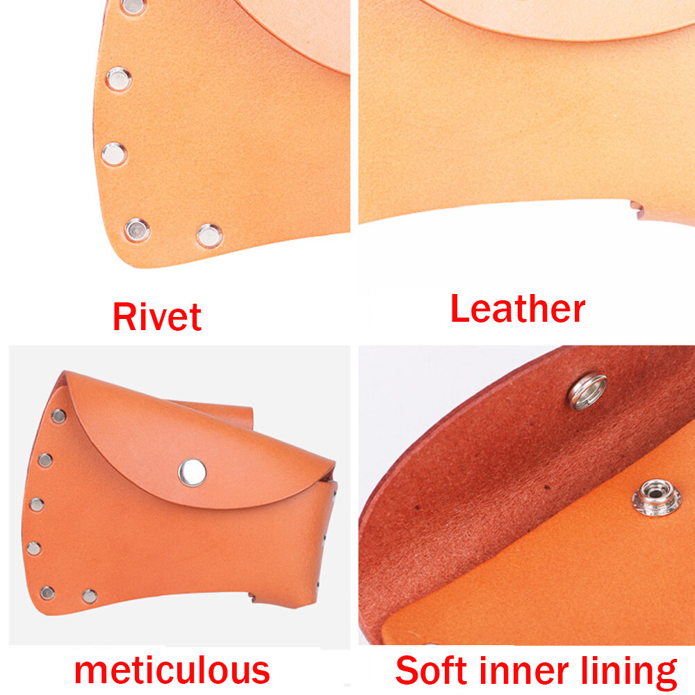 PU Leather Axe Blade Cover Sheath Head Holster Hatchet Protector Protetive Case