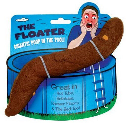 Gigantic Pool Floater - Poop Turd Crap w/ corn - GROSS!  Big Mouth Toys