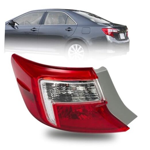 1-Pack LH Tail Light Assembly Replacement for Camry 2012-2014 Driver Side
