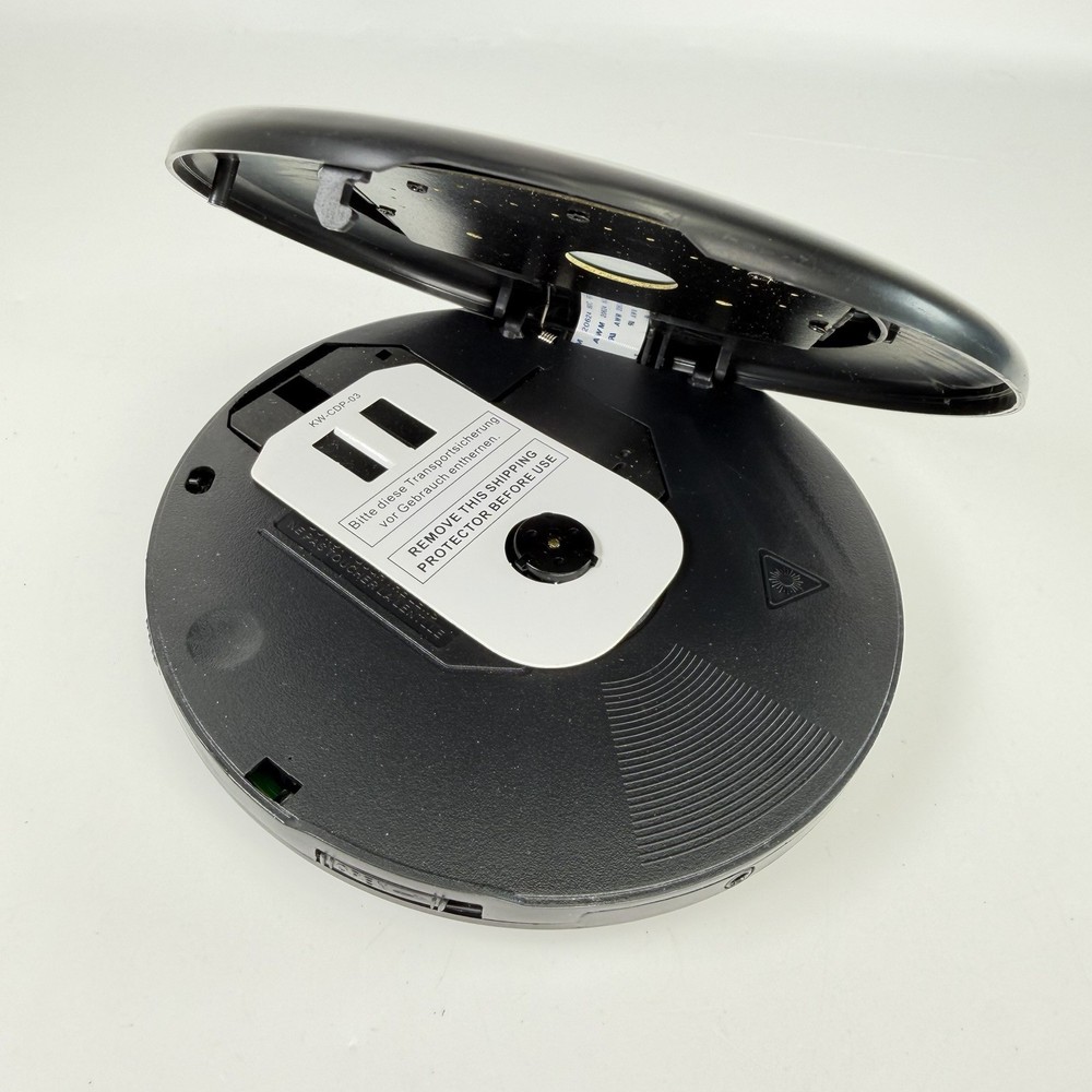 Jensen Walkman Portable CD Player CD-60B Black