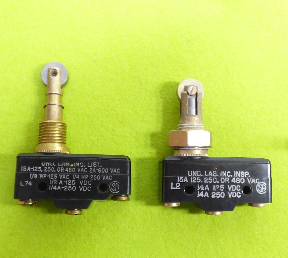 7 Mixed lot roller lever micro switch Honeywell Cherry microswitch