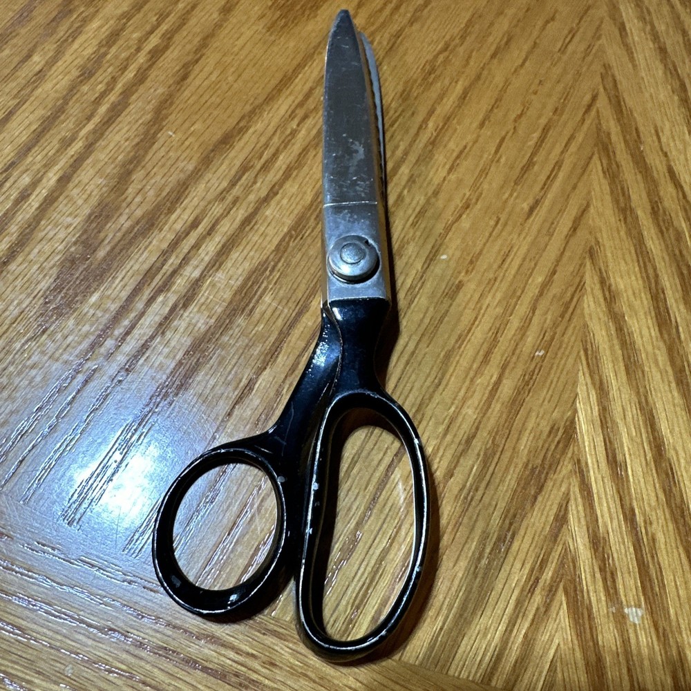 Vintage WISS 7.5" Pinking Shears USA Precise Cutting Very Sharp Zig Zag Scissors