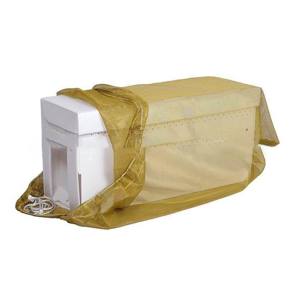 36in x 30in Polyester Mesh Bag with Lock Drawstring for Bee Transport Needs