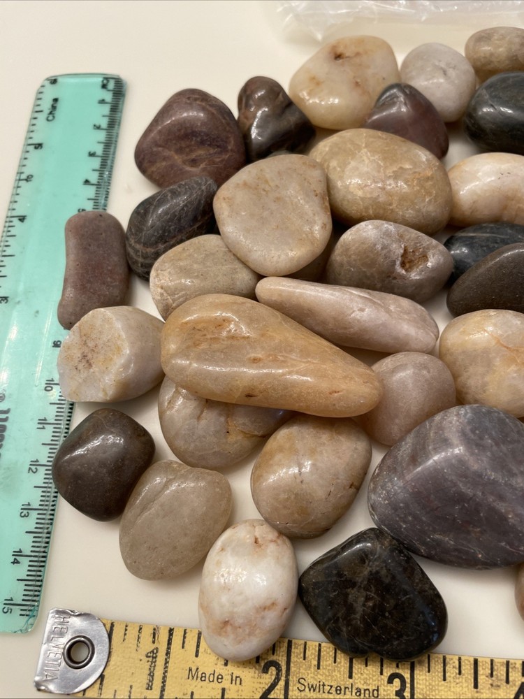 Polished Rocks 2 Pounds Decorative