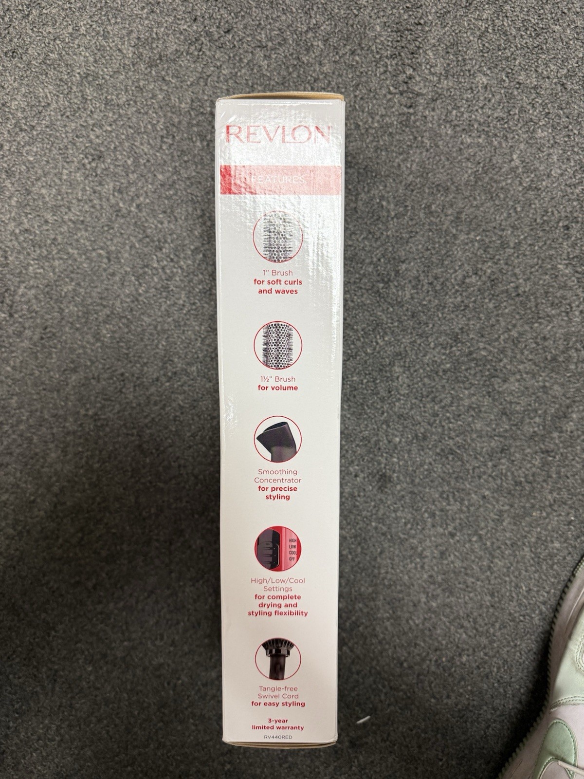 Revlon RV440RED Brushed Hair Dryer
