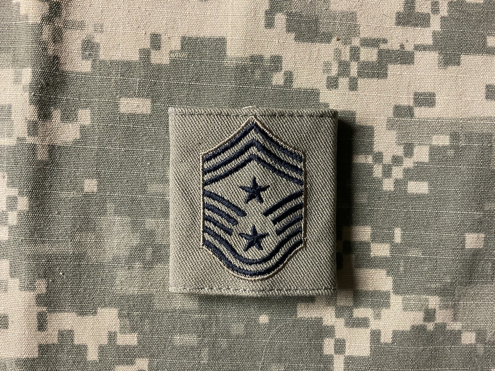 Military Patch US Air Force Command Chief Master Sergeant /E-9 Jacket Rank ABU