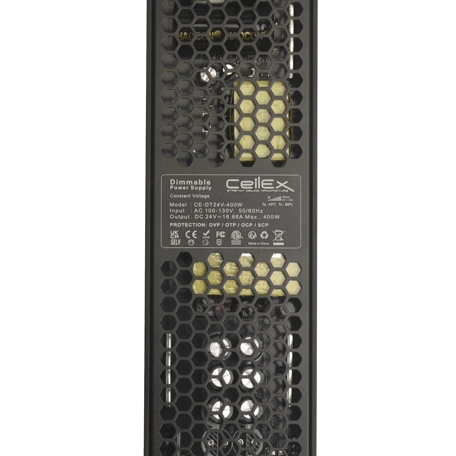 Dimmable TRIAC LED Driver 24V 400W IP20 Power Supply Transformer + ETL Listed