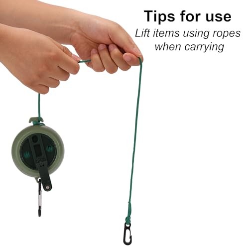 33ft Gear Retractable Bow Hoist for Hunting Thickened Bow Saddle Hunting green