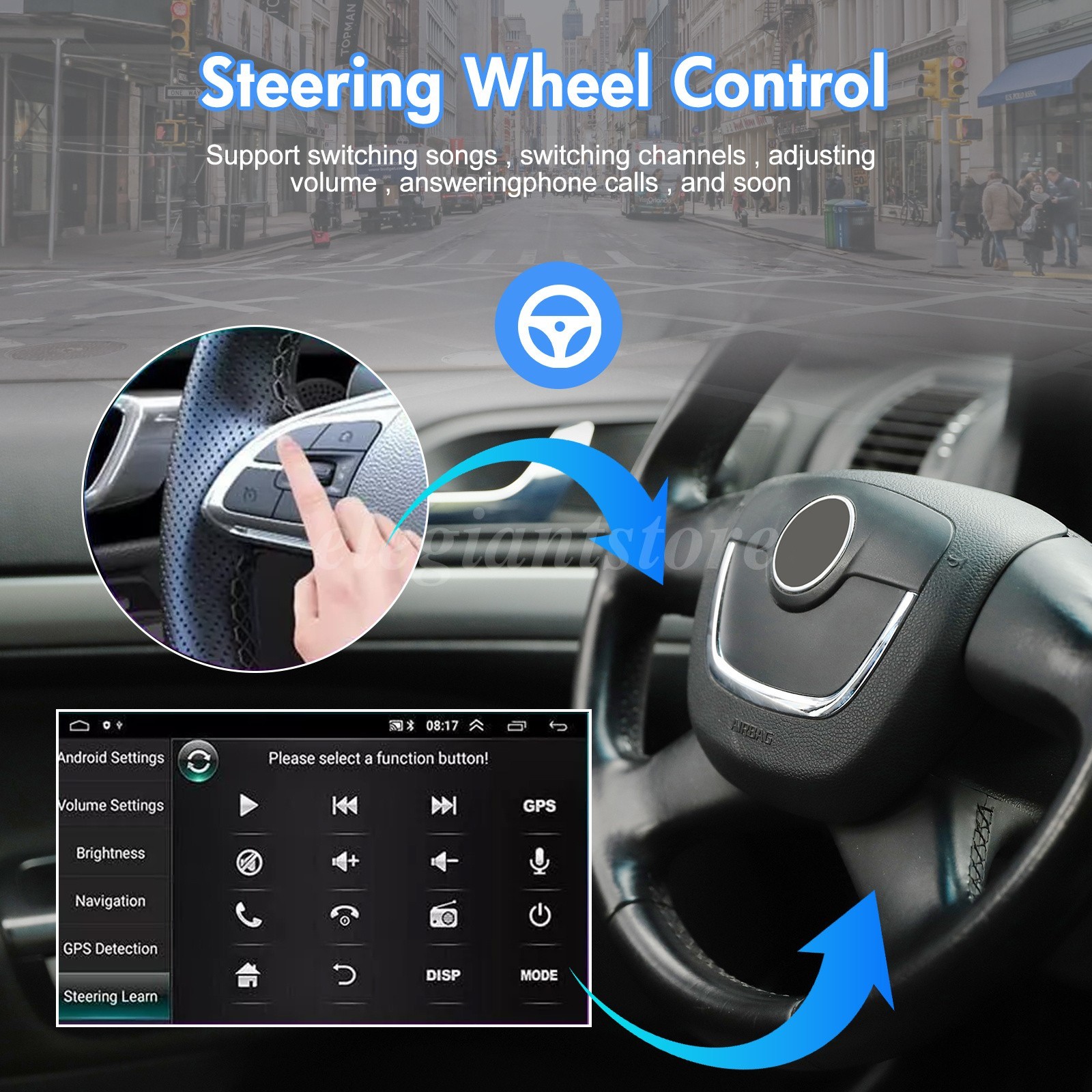 Apple Carplay For 2012-2015 Honda Civic Car Stereo Radio Android GPS Navi