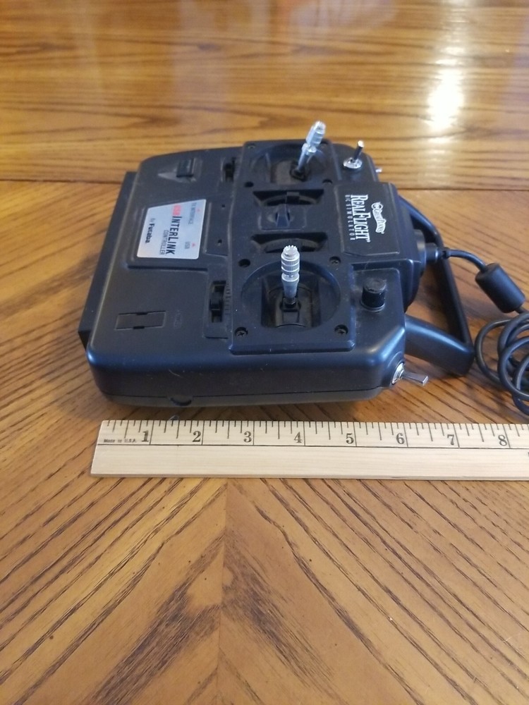 Great Planes Real Flight R/C Simulator Futaba Interlink Plus USB Controller