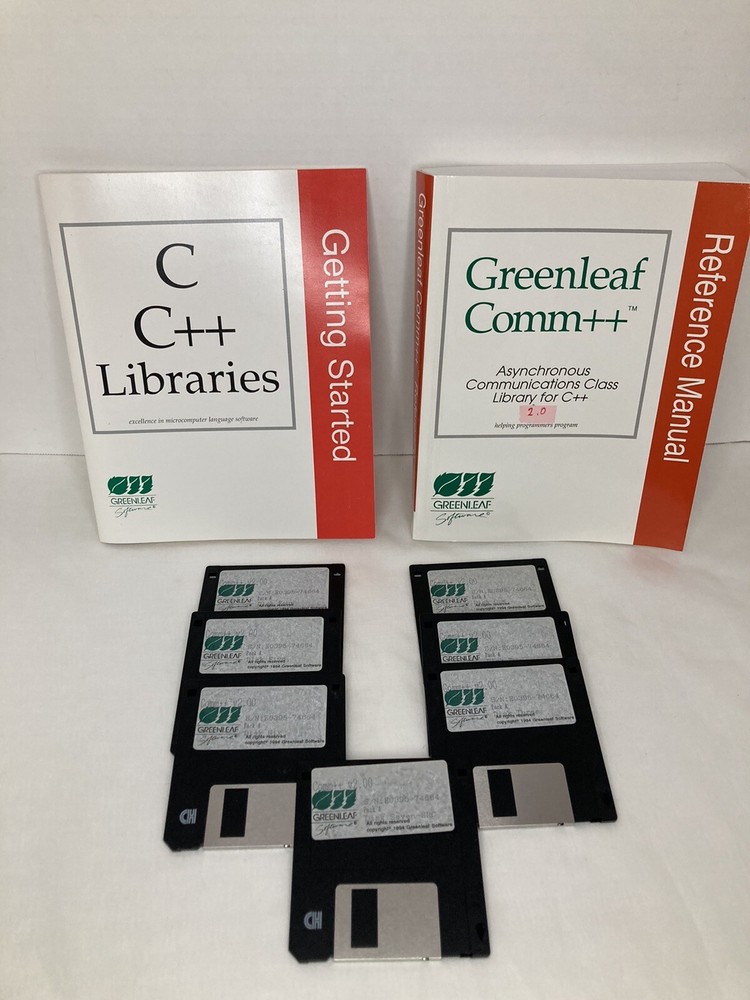 Greenleaf Software Comm ++ V2.0 Communication Library for C++ 1994 Programming