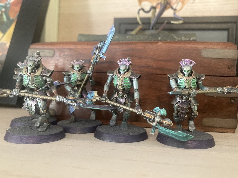 Necron Lychguards And Outpost Terrain