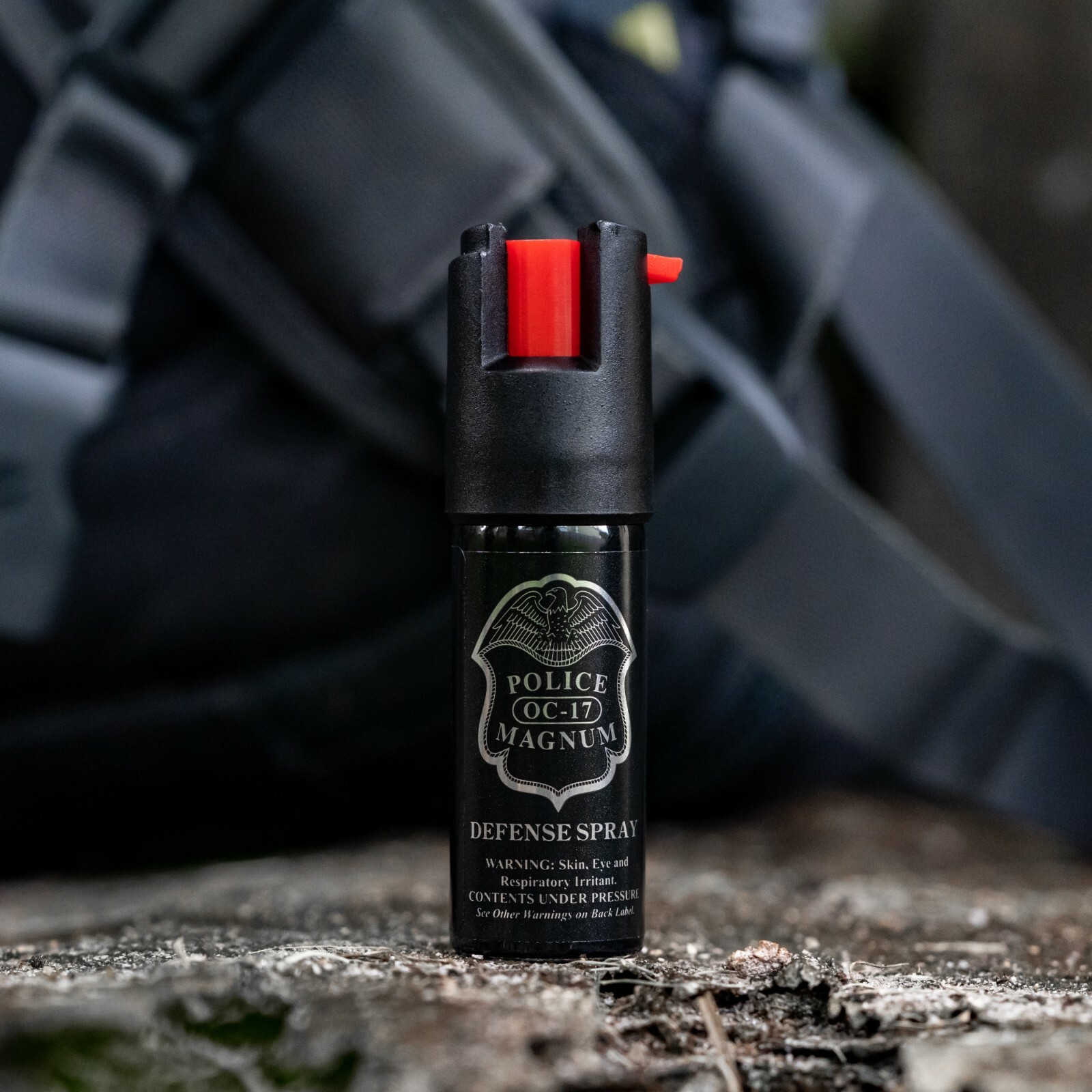 3 Police Magnum pepper spray .50oz unit safety lock personal defense protection