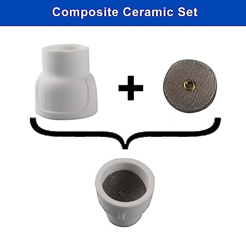 #12 Ceramic (4-Pack) White TIG Welding Cup 4PCS