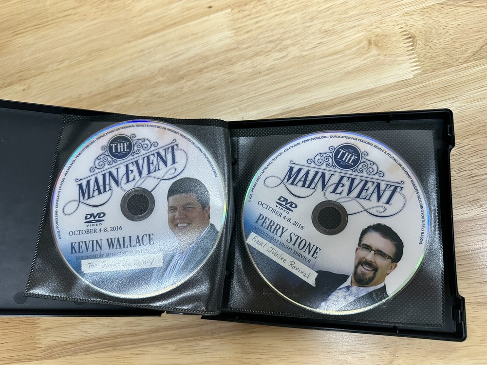 PERRY STONE * THE MAIN EVENT OCTOBER 4-8, 2016 * 8 CD SET