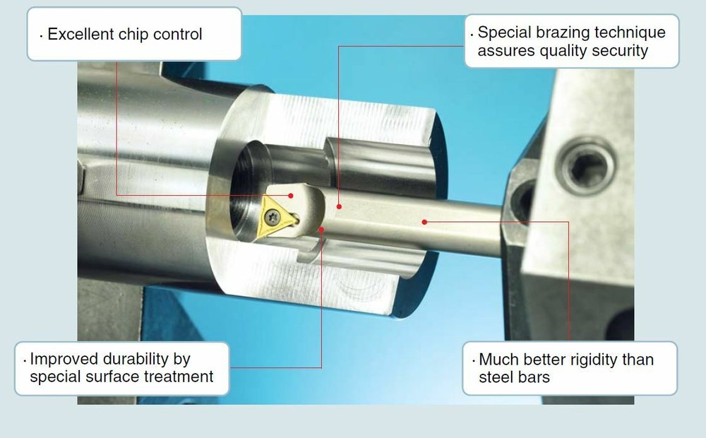 C04M SCLDR-1.2 Solid carbide boring bar 1/4" shank for cdhb or cdcd inserts