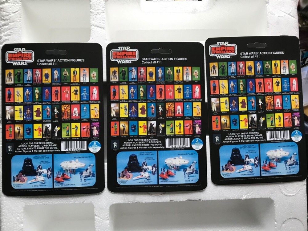 HASBRO/KENNER WAVE 2 REPLACEMENT REPRO CARDBACK SET STAR WARS RETRO COLLECTION