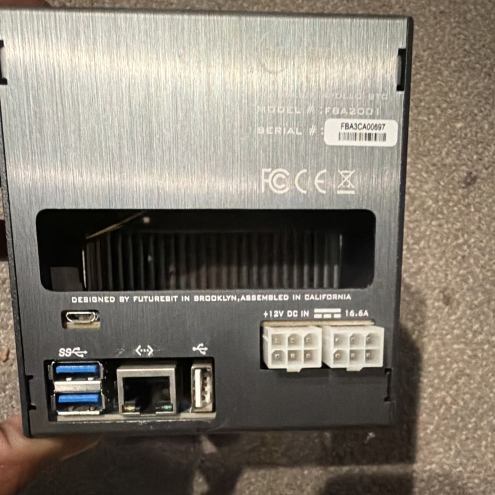 FutureBit FBA2001 ASIC Virtual Currency Miner Mining Hardware + additional unit