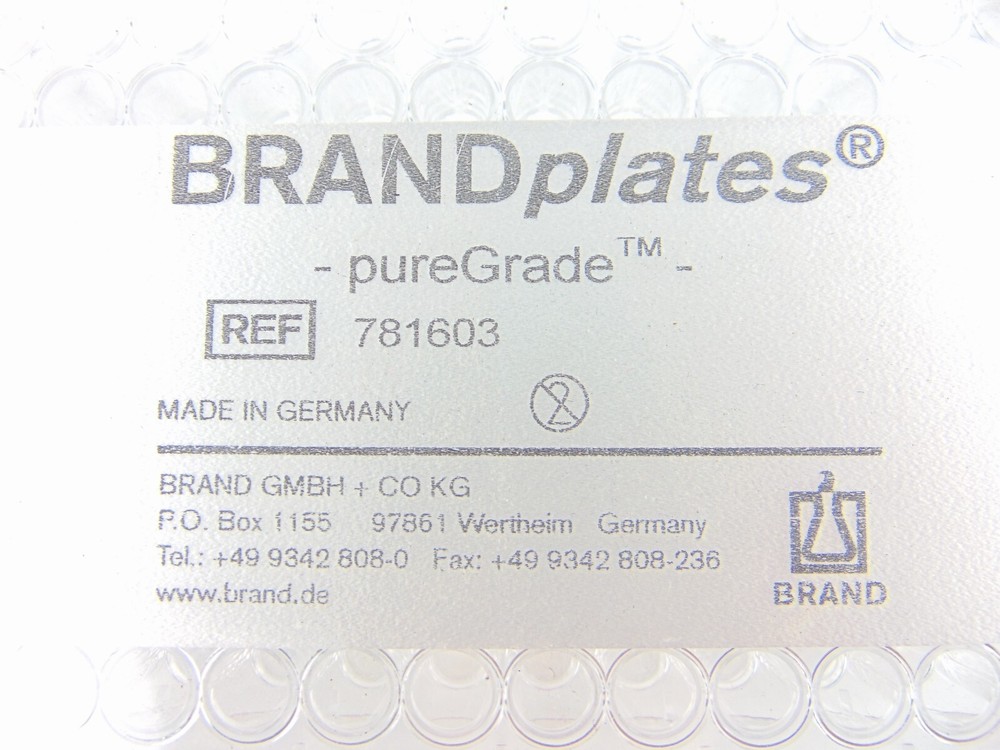 Brandplates 781603 100 Pack