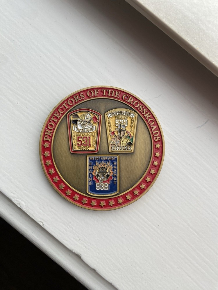 Quantico Fire & Emergency Services Challenge Coin