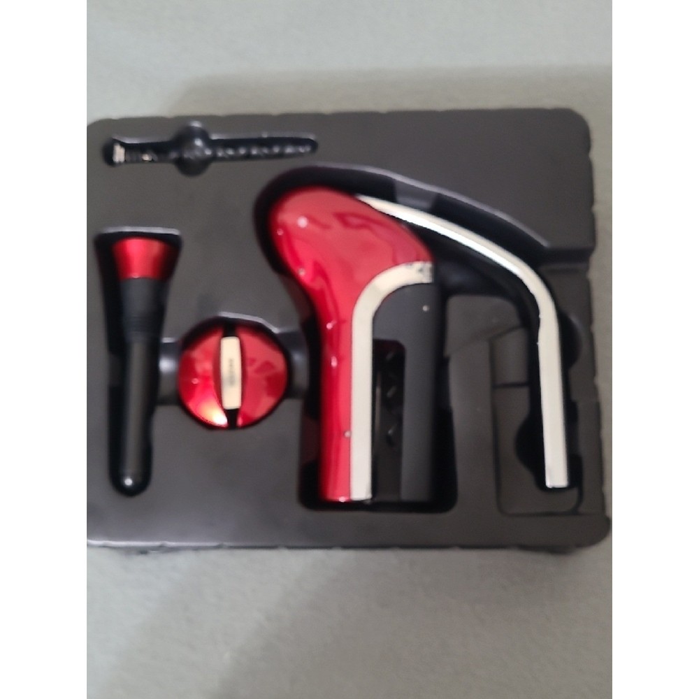 Houdini Red Vertical Corkscrew Wine Opener