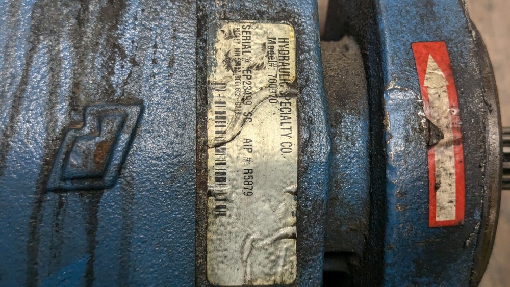 Hydraulic Speciality Co. Model 700970 (Permco)