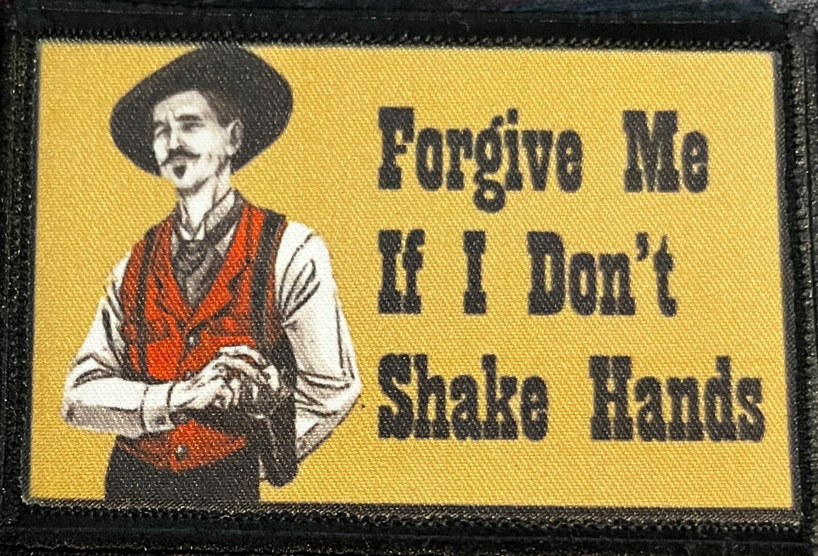 I Tread Where I Please Christan Morale Patch - Gadsden Flag - hook and Loop 2x3