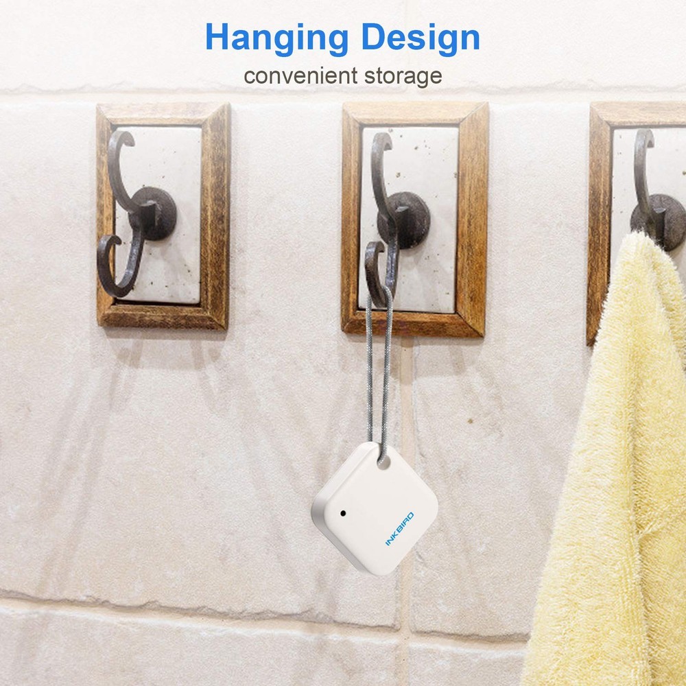 Inkbird Smart Thermometer, Freezer Wireless Temperature Sensor, White