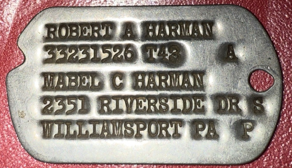 WW2 Dog Tag 526th Fighter Bomber Squadron, 86th Fighter Bomb Group /Lost Arm (9)