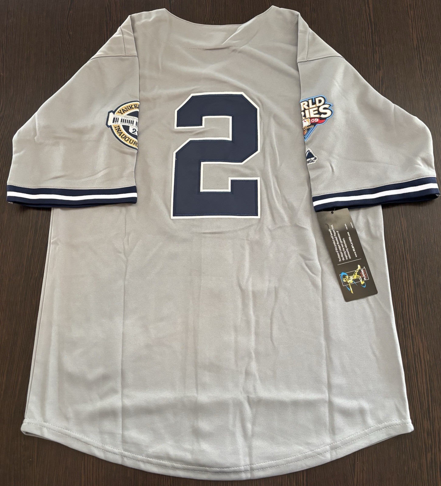 Derek Jeter 2009 New York Yankees World Series Men's Jersey! Same day shipping!