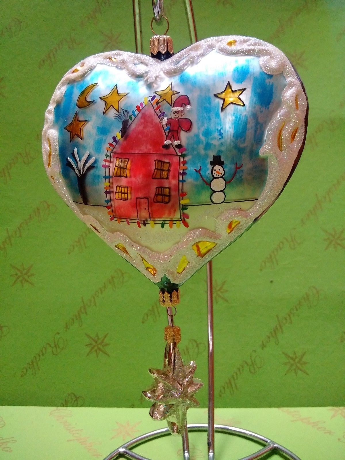 Valentine Christopher Radko Prototype Santa Coming to Town Ornament