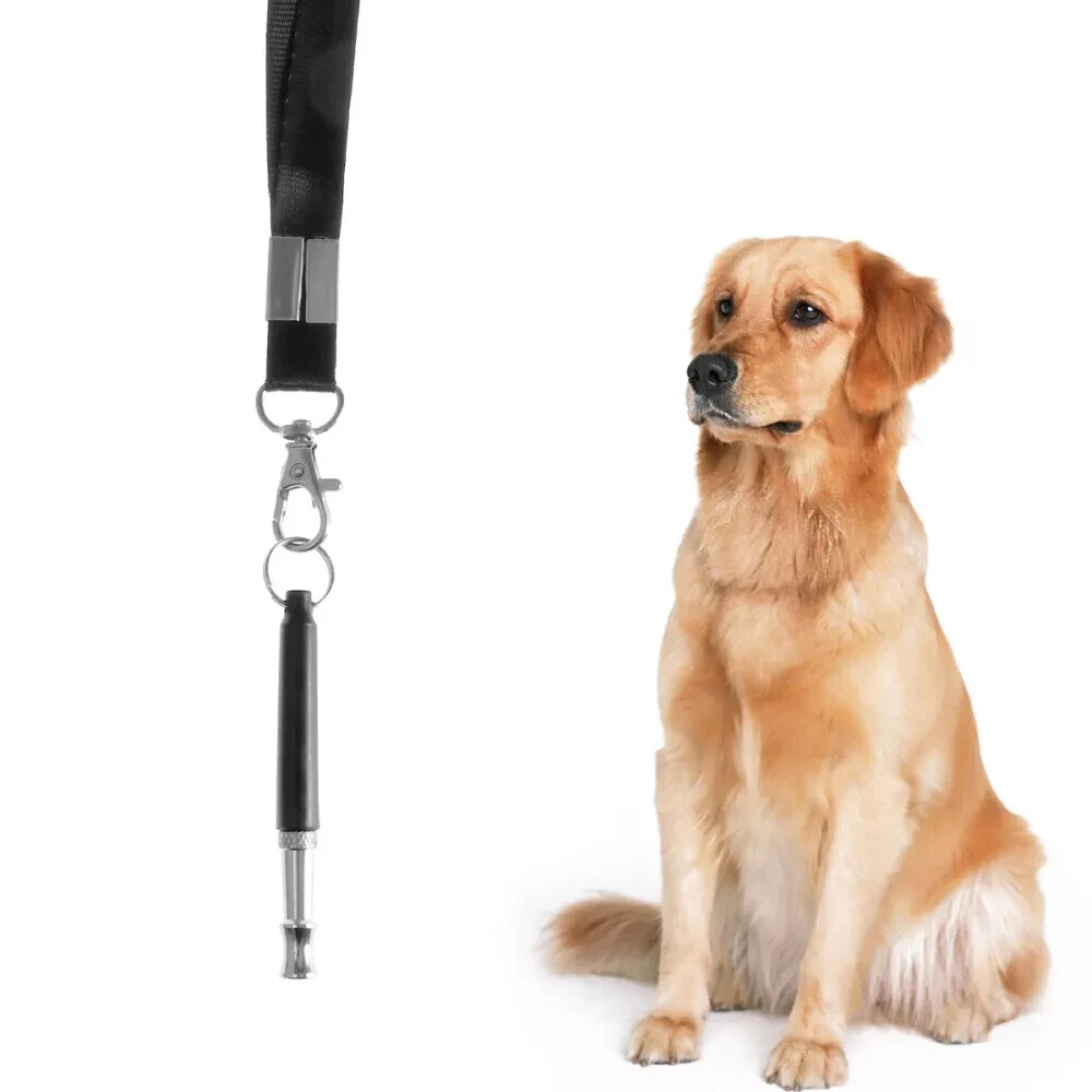 Dog Whistle Stop Barking Silent Sound Train With Strap